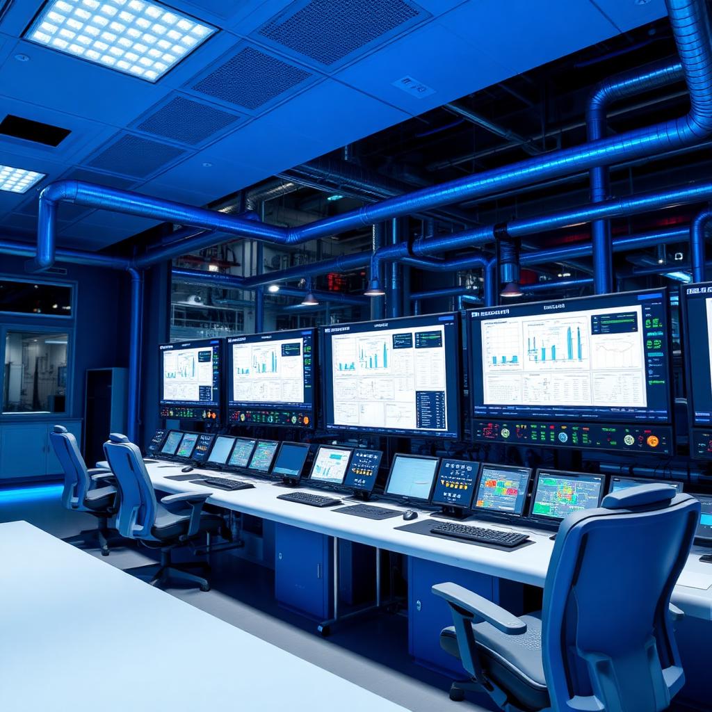 Industrial automation control room